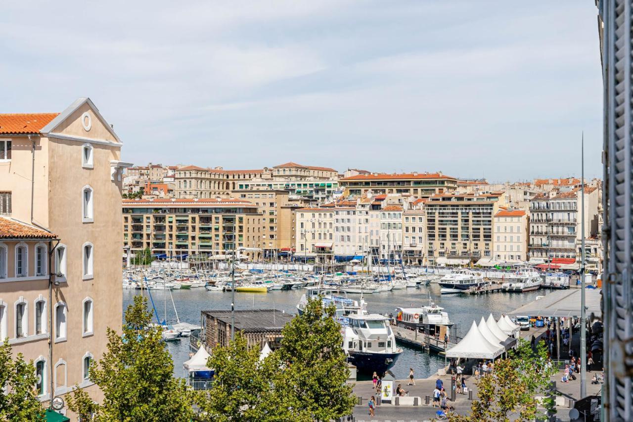 Appartamento T2 Chic, Vue Vieux-Port Et Notre Dame, Atypique, Calme, Clim, 48M2, Acces Autonome Avec Code Marsiglia Esterno foto