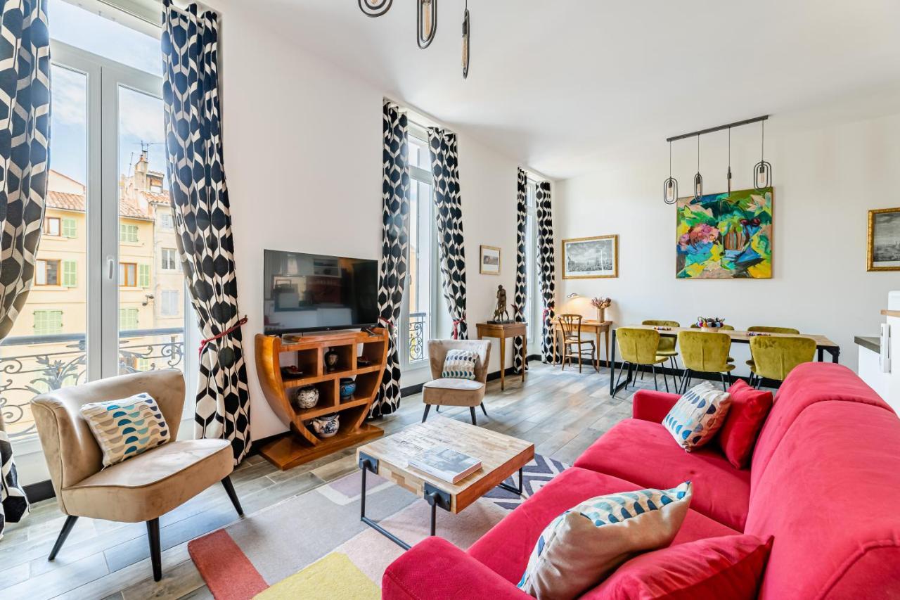 Appartamento T2 Chic, Vue Vieux-Port Et Notre Dame, Atypique, Calme, Clim, 48M2, Acces Autonome Avec Code Marsiglia Esterno foto