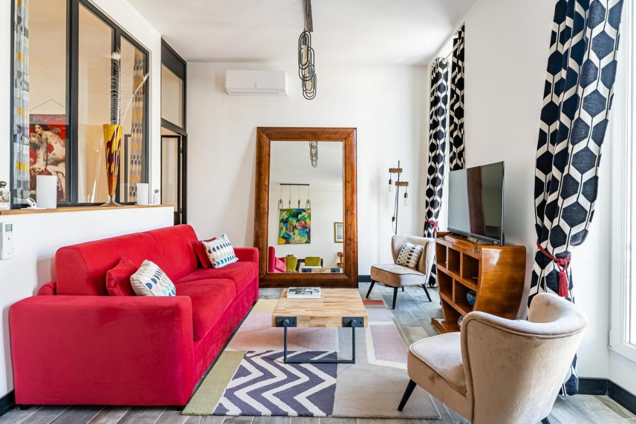 Appartamento T2 Chic, Vue Vieux-Port Et Notre Dame, Atypique, Calme, Clim, 48M2, Acces Autonome Avec Code Marsiglia Esterno foto